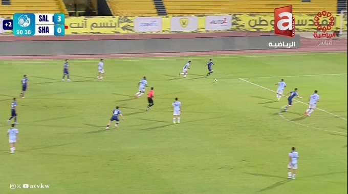 Cancel Goal Muhannad Al-Mahamid For Team Al-Salmiya Against Al-Shabab minute 90