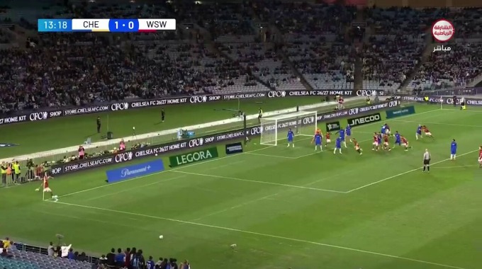 Goles del partido Chelsea - Sydney Wanderers