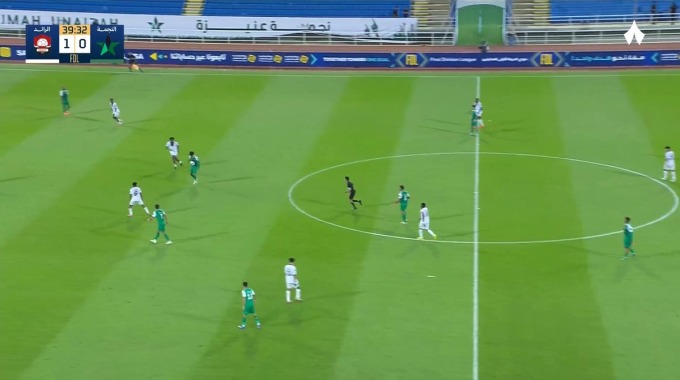 Goal Ammar Al-Najjar For Team Al Najma Against Al-Raed minute 40