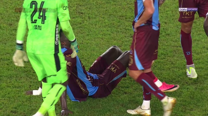 Substitution Paul Onuachu For Team Trabzonspor Against Gençlerbirliği minute 44