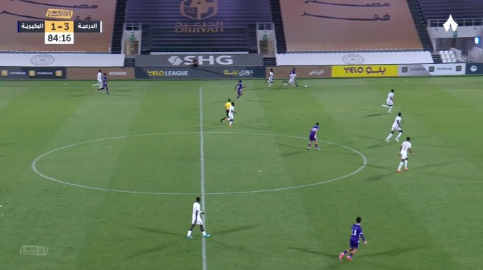 Goal Mousa Al-Hamidi Al-Harbi For Team Al-Bukiryah Against Al-Diraiyah minute 85