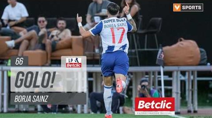 Gol Borja Sainz Para el equipo FC Porto Contra Casa Pia en el minuto 67