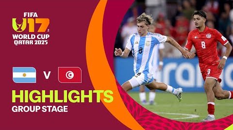 Match Highlights Argentina - Tunisia