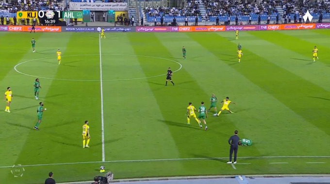 Goal Georgios Masouras For Team Al Khaleej Against Al-Ahli minute 17