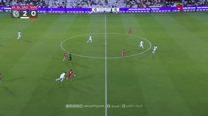 هدف بغداد بونجاح لفريق الشمال بمواجهة السد بالدقيقة 65