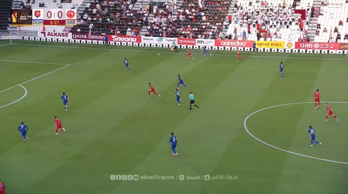 هدف ملغي جوردان فيرتو لفريق العربي بمواجهة الدحيل بالدقيقة 7