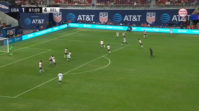 Goal Dodi Lukébakio For Team Belgium Against USA minute 82