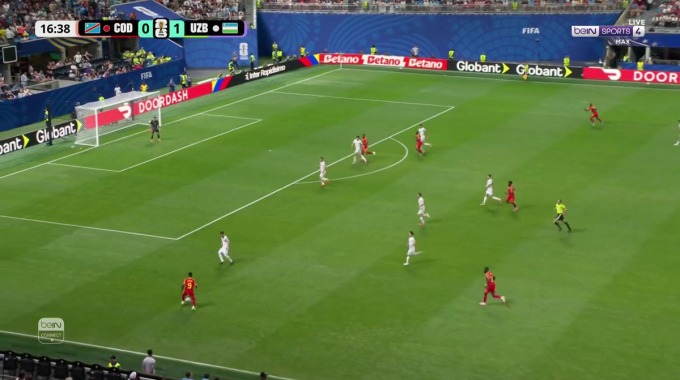 Cancel Goal Nathanaël Mbuku For Team DR Congo Against Uzbekistan minute 17