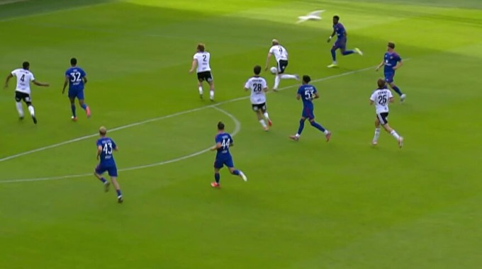 Gol Harry Amass Para el equipo Man United Contra Rosenborg en el minuto 71