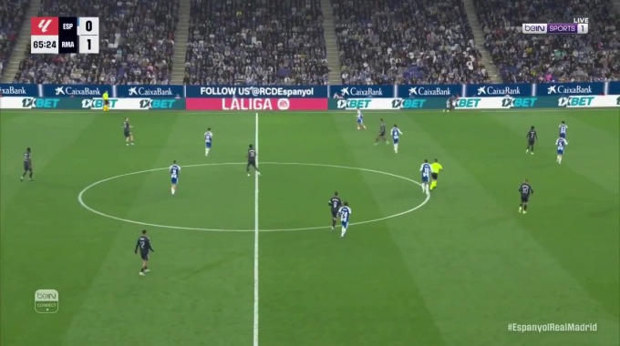 Goal Vinicius Junior For Team Real Madrid Against Espanyol minute 55