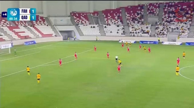 But Dahman Pour l’équipe Qadsia SC Contre Al-Fahaheel à la minute 45