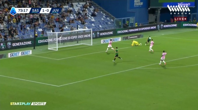 But annulé Simone Cinquegrano Pour l’équipe Sassuolo Contre Juventus à la minute 73