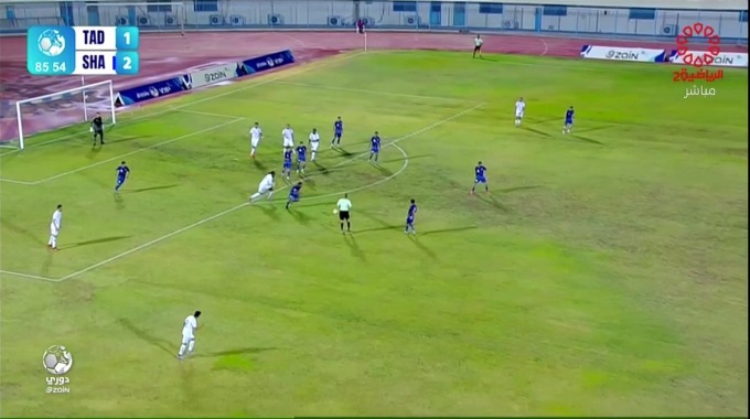 Goal Yaqoub Al-Tararwa For Team Al-Shabab Against Al-Tadamon minute 87