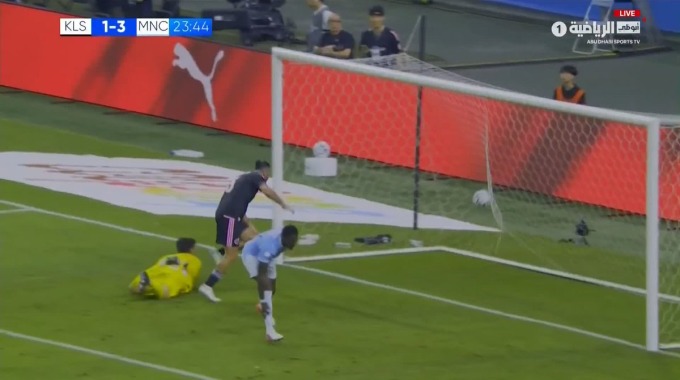 Gol Divin Mubama Para el equipo Man City Contra K League 1 2025 en el minuto 23
