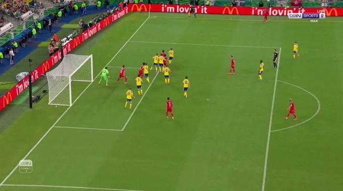 But Omar Rekik Pour l’équipe Tunisie Contre Suède à la minute 43