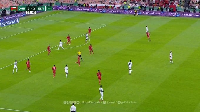 Goal Feras Al-Buraikan For Team Saudi Arabia Against Oman minute 34