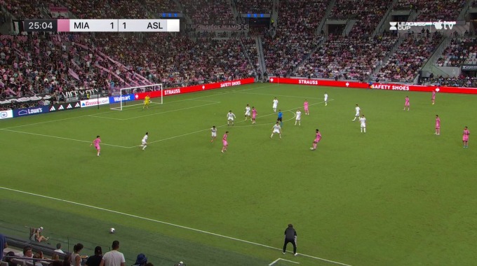 Gol Telasco Segovia Para el equipo Inter Miami Contra Atletico de San Luis en el minuto 26