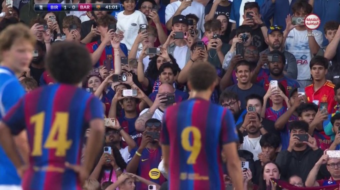 Penalty Hamza Abdelkarim Pour l’équipe Barcelona Contre Birmingham à la minute 42