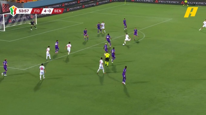 But Davide Lamesta Pour l’équipe Benevento Contre Fiorentina à la minute 54
