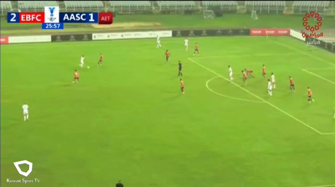 But David Lalhlansanga Pour l’équipe East Bengal FC Contre Al-Arabi à la minute 117
