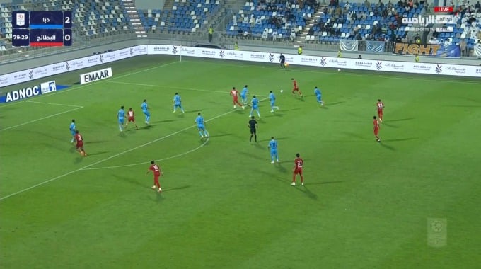 But Marwan Fahad Pour l’équipe Al Bataeh Contre Dibba à la minute 80