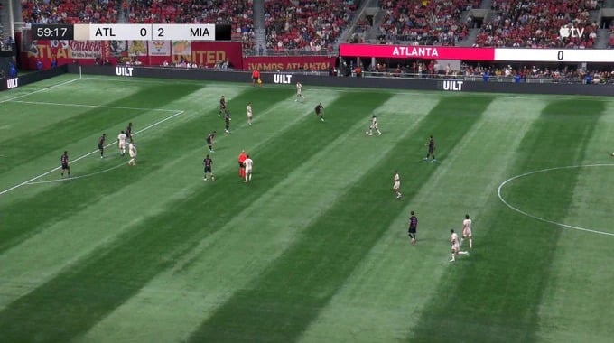 But Lionel Messi Pour l’équipe Inter Miami Contre Atlanta United à la minute 60