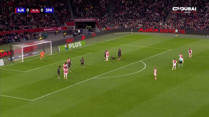 Own Goal Joshua Kitolano For Team Rotterdam Against Ajax minute 19