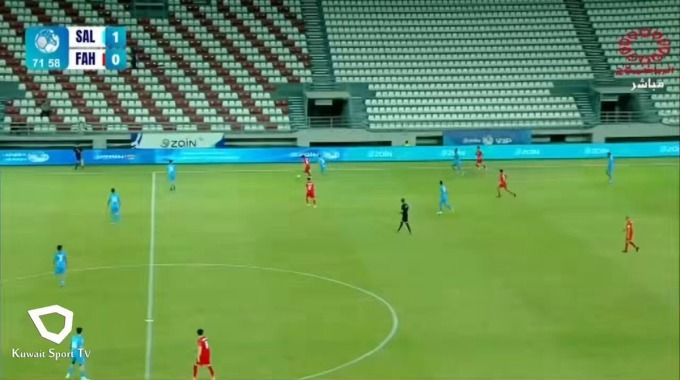 But Humam Sobhi Pour l’équipe Al-Fahaheel Contre Al-Salmiya à la minute 73