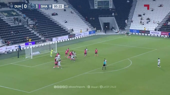 Gol Boubakary Soumaré Para el equipo Al-Duhail SC Contra Al-Shahania en el minuto 90