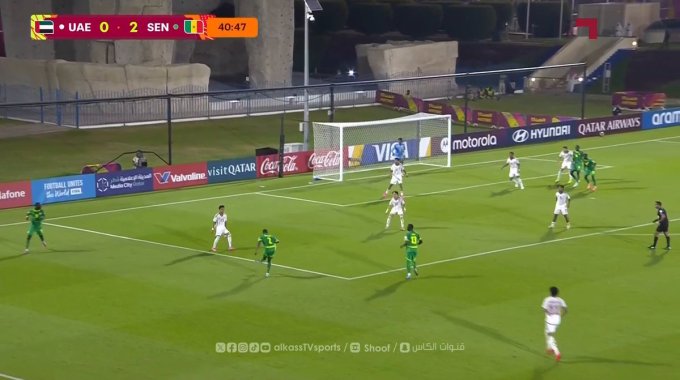 هدف باكاري سونكو لفريق السنغال بمواجهة الإمارات بالدقيقة 41