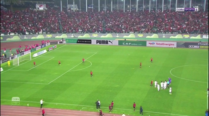 هدف ملغي خوان بيزيرا لفريق الزمالك بمواجهة اتحاد العاصمة بالدقيقة 90