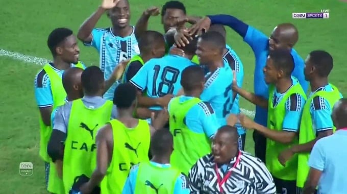 Goal Lebogang Ditsile For Team Botswana Against Tunisia minute 60