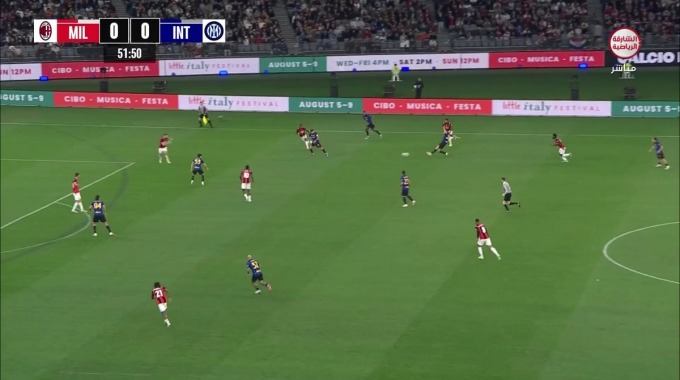 هدف فيديريكو ديماركو لفريق إنتر ميلان بمواجهة ميلان بالدقيقة 52