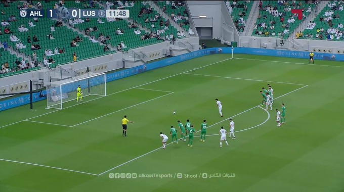 Penalty Rodrigo For Team Lusail SC Against Al-Ahli minute 12