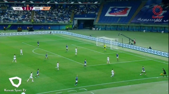 Goal Amoory For Team Kuwait SC Against Svay Rieng minute 99