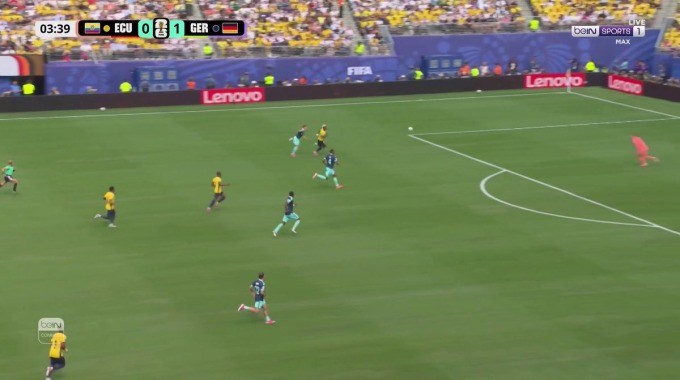 Goal Leroy Sané For Team Germany Against Ecuador minute 2