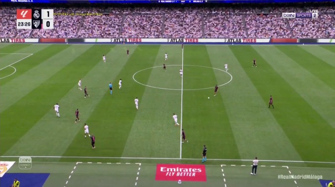 هدف في مرماه ألفونسو هيريرو لفريق ملقا بمواجهة ريال مدريد بالدقيقة 26