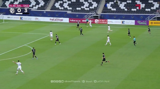 Goal Anwar El Ghazi For Team Al-Sailiya Against Al-Sadd minute 80