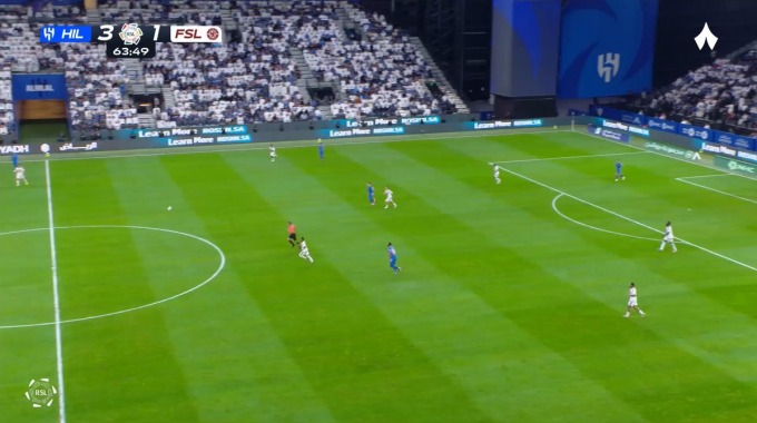 Goal Théo Bongonda For Team Al-Faisaly Against Al Hilal minute 64