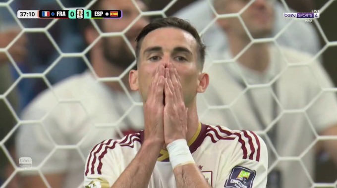 Miss Goal Fabián Ruiz For Team Spain Against France minute 38