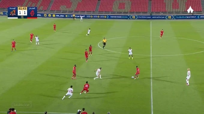 Goal Hassimi Fadiga For Team Al-Jandal Against Al-Wehda minute 63