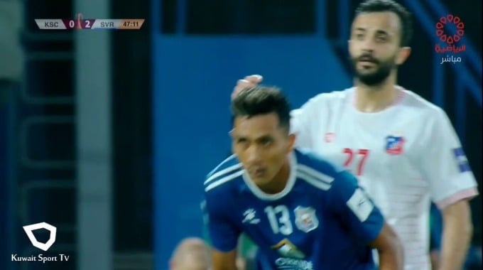 Goal Mehdi Berrahma For Team Kuwait SC Against Svay Rieng minute 48