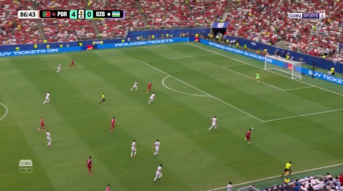 Goal Rafael Leão For Team Portugal Against Uzbekistan minute 87