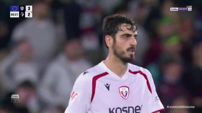 Goal Karl Etta Eyong For Team Levante Against Osasuna minute 90