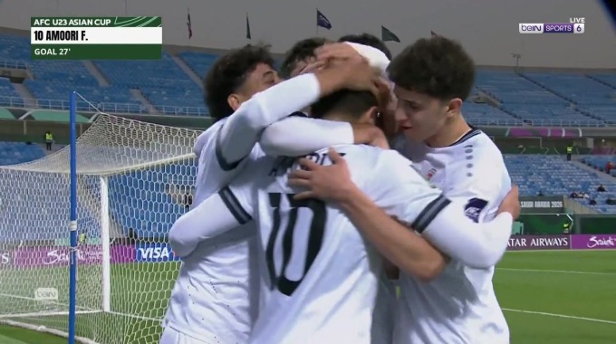 Penalty Amoori Faisal For Team Iraq U23 Against Thailand U23 minute 27