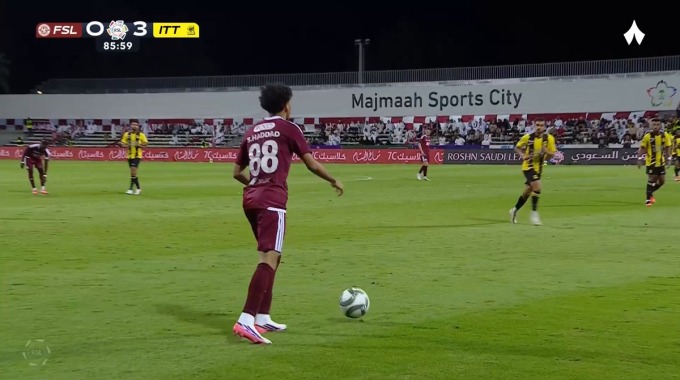 But Théo Bongonda Pour l’équipe Al-Faisaly Contre Al Ittihad à la minute 87