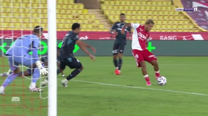 Goal Paris Brunner For Team Monaco Against Marseille minute 53