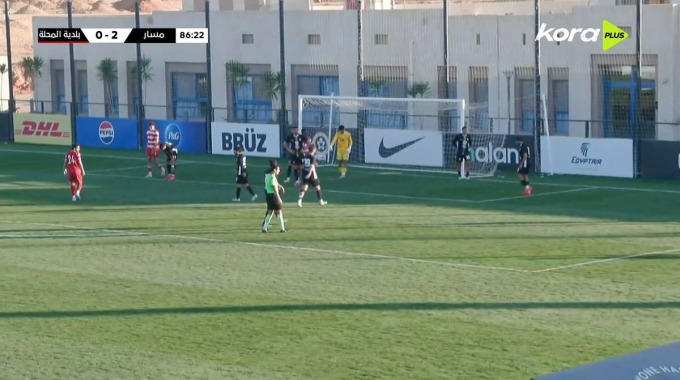 Goal Hossam Hassan For Team Al-Mehalla Against FC Masar minute 87