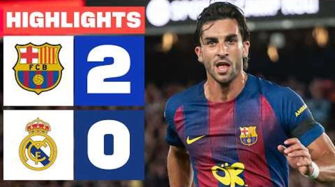 Resumen del partido Barcelona - Real Madrid