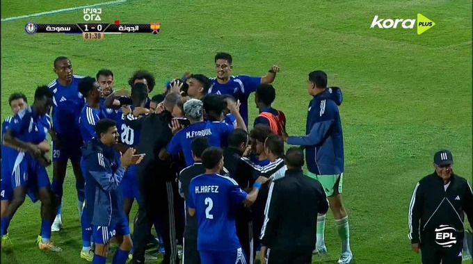 Goal Pape Badji For Team Smouha SC Against El Gounah minute 82